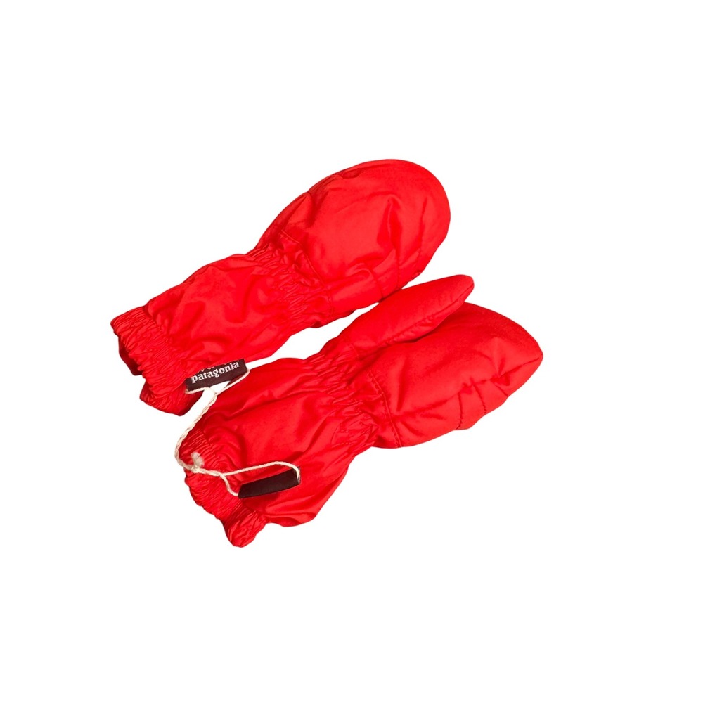 Patagonia‎ Baby Puff Mitts Red Insulated Winter Mittens 0-3M 60552 NEW